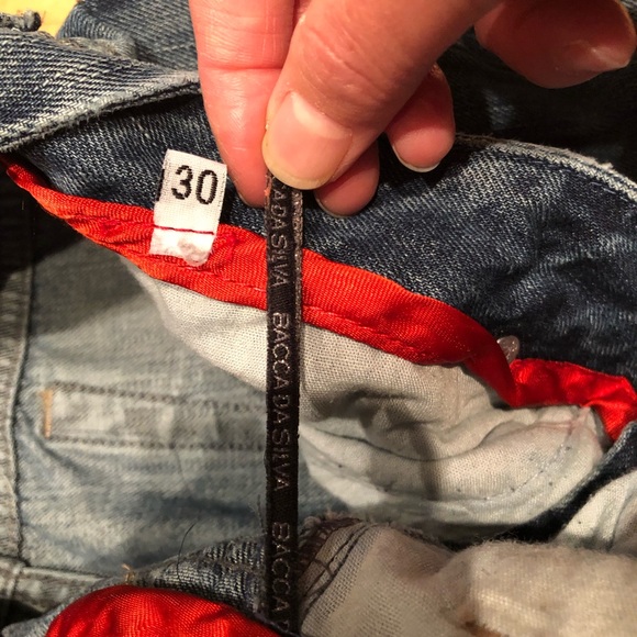 Bacca da Silva flared low rise jeans, autographed - Picture 4 of 7